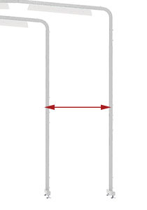 64342: Luminess 2' Extension for 8-13' on the 11' Floor Lamp (2x5.5' Sections)