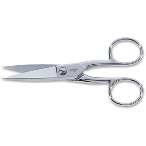 Gingher G-5C 5 Knife Edge All Metal Craft Scissors, Shears