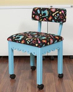 Arrow, 7019B, Blue, Sewing, Chair, Riley, Blake, Sewing, Notions, Black, Fabric