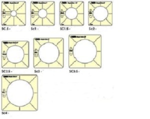 Sew Steady Westalee Simple Circles Template Ruler, Choose Size Options