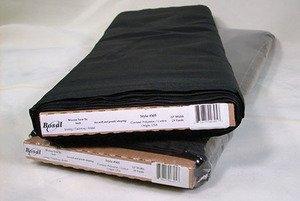 Bosal, BOS305, Black, Woven Sewin, Soft, 50/50 Cotton Rayon, 23"x25Yds