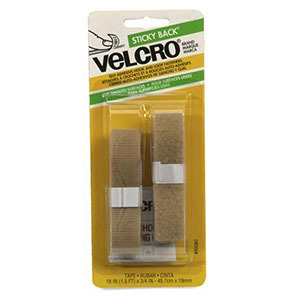 Velcro V90080 Sticky Back Velcro 3/4'' x 18'' Beige