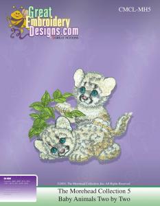Great Notions 111557 MH5 Morehead Collection 5 Baby Animals Embroidery CD