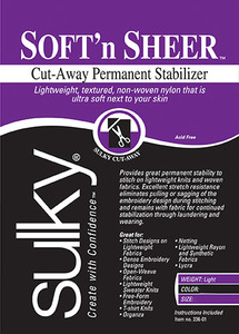 Sulky Tender Touch Stabilizer - White - 20 x 1 yd. Pkg.