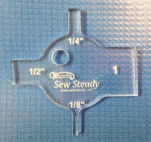 Westalee WA-SPG Spacing Gauge with 1/8, 1/4, 1/2, & 1" Measurements—Choose Clear or Teal