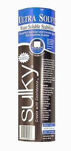 Sulky 457-08 Sticky Fabri-Solvy 8 x 6yd Roll Printable Water Soluble  Stabilizer at