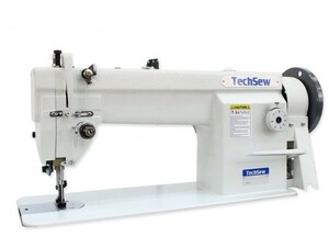 65949: Techsew 1460 Walking Foot Needle Feed Sewing Machine, Power Stand, Lamp