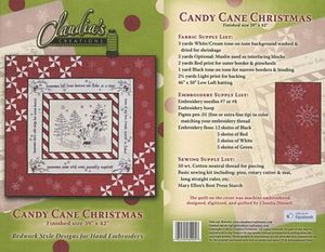 Claudia's Creations HC60995 Candy Cane Christmas, Hand Sewing Pattern