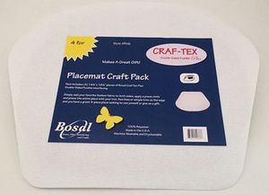 Bosal Craf-Tex Plus Double-Sided Fusible Interfacing Oval Placemats - by Bosal  Foam & Fiber