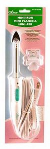 54790: Clover CLMCI-900A Mini Craft 1" Wide Hot Iron with Holder Stand, 8' Cord