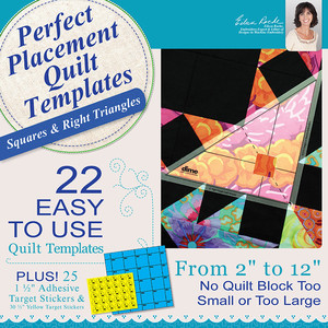DIME, PPQ0010, Perfect, Placement, Quilt, Templates, Squares, and, Right, Triangles