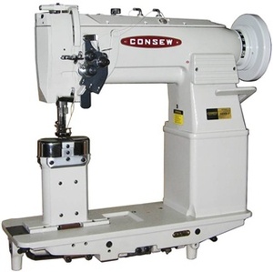 66679: Consew 369RB-2 3/8" Double Needle Split Bar Post Bed Walking Foot Machine, Head Only