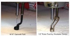 Westalee 1/2" Diameter Ruler Foot For Gammill Longarm Quilting Machines