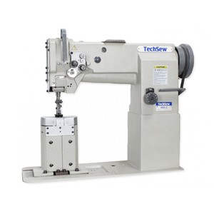 TechSew 860-2, 3/8" Double Needle, 7"H Post Bed, Walking Foot, Industrial Sewing Machine, Servo Motor, Power Stand, Needle Positioner, Lamp, 5/8" Foot Lift, 7mmSL
