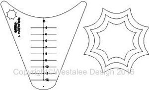 Sew Steady SAET2 Westalee Spin An Echo Template #2