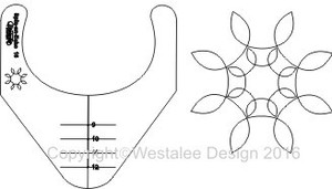 67074: Sew Steady Westalee SpinAnEcho16 Spin An Echo Template #16