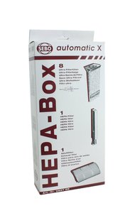 Sebo Bags 5827ER in HEPA Service Box for X Series Upright Vacuums