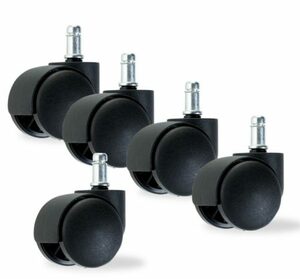 63440: Reliable GLOC65SET 5 Wheels Casters Set for SewErgo Chairs - Models 110SE, 150SE, 200SE