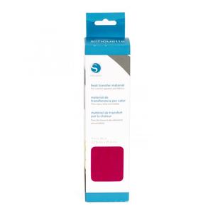 Silhouette Dark Pink Flocked Heat Transfer Vinyl Material 9''x36'' Roll