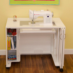 79200: Arrow Mod Squad 2011 Sewing Cabinet 38.5x23x30"H, Air Lift Platform 24x12.75" White