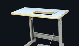 Industrial Sewing Machine Wood Table Top and Metal Stand without Motor and Panel for Juki-7 Heads,