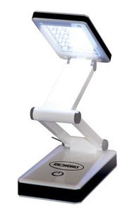 Super Bright FAE6921 Portable LED Desk Lamp, Folds Flat, 24 Bulbs, 3 Brightness Levels 100,000 Hours (8Hrs/Day = 30 Years) 42" USB Power Cable, AA*