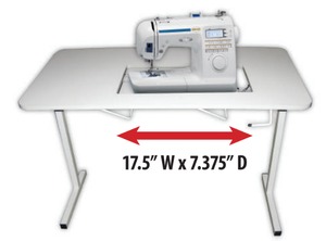 Sullivans 12889 Portable Folding Fordable Sewing Table 40x20x28 5