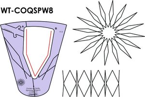 Sew, Steady, Westalee, WT-COQSPW8, 11.5, 16, Rotation, Circle, on, Quilt, Spinning, Wheel