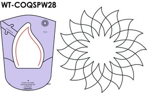 Sew, Steady, Westalee, WT-COQSPW28, 11.5, 16, Rotations, Circle, on, Quilt, Spinning, Wheel