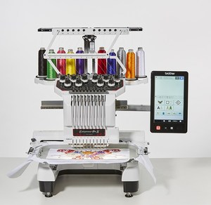 Brother, Brother Entrepreneur, ProX, Babylock, Valiant, Seminar PR1050X, Babylock Valiant, BMV10, 10 Needle, 8x14" Embroidery Machine, 10"LCD, Scan,