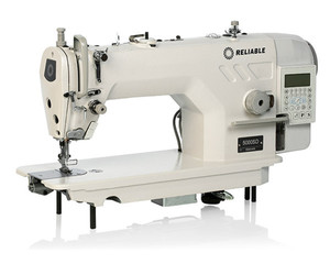 Reliable, 5000SD, Direct, Drive, Sewing, Machine, Reliable 5000SD High Speed Straight Stitch Industrial Sewing Machine, Auto Trim, Back Tack, Control Panel, BuiltIn Direct Drive Servo Motor Stand, LED