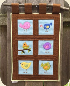 Birdie Applique Set