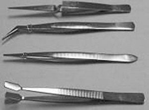 BT-012 Tweezer 4-pc Stainless Set