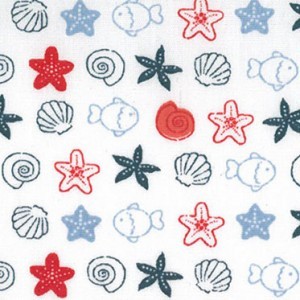 Fabric Finders 1904 Sealife Fabric by the yard