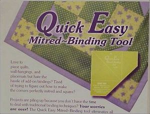 80743: Sew Biz MBT100 Quick Easy Mitered Binding Tool
