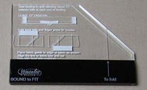 Sew Steady WT-BTF Westalee Bound To Fit 2-1/2" Ruler for Binding