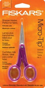 Fiskars Premier Micro-tip Scissors 5in Stainless Steel Fingertip Control