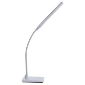 Daylight, UN1420, Uno, Table, Lamp, Daylight UN1420 Uno Table Lamp, 28 LEDS, 4 Step Dimmer, Flexible Arms, 15.2High x 14.2Wide x 4.7Inches Deep