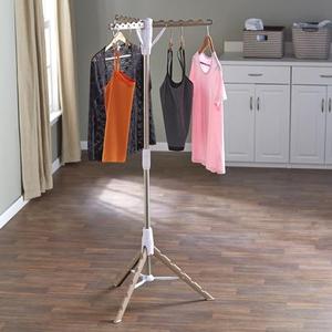House, hold, Essential, 5059, Collapsible, Indoor, Clothes, Rack, Dryer, 26, 64.5, Tripod, Leg, Unfold, Sturdy, Free, standing, Base, 3, Drying, Arms, 36, garment