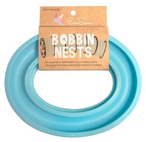 Eversewn BN30SB Bobbin Nest SkyBlue Eversewn BN30B Bobbin Nest Bobbin Saver, Holder Ring Storage for up to 20 Metal or Plastic Bobbins