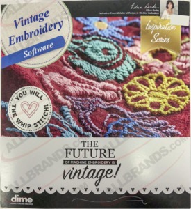 DIME Inspirations Vintage Chic Embroidery Software, 1500+ Designs