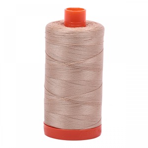 Aurifil MK50SC6-2314 Beige Cotton Mako Thread 50wt 1422 Yard Spool