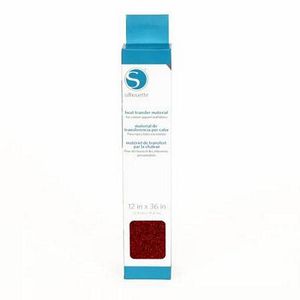 Silhouette Green Glitter Heat Transfer Material HEAT12GLC-RED 12'' x 36''