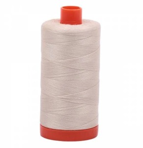 Aurifil MK50SC6-2310 Lt Beige Cotton Mako Thread 50wt 1422 Yard Spool