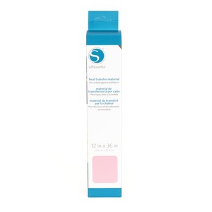 Silhouette heat-12sm-ltpnk LT Pink Smooth Heat Transfer Vinyl Material 12in x 36in