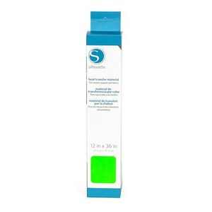Silhouette Neon Green Smooth Heat Transfer Vinyl Material HEAT12SM-NGRN 12'' x 36''