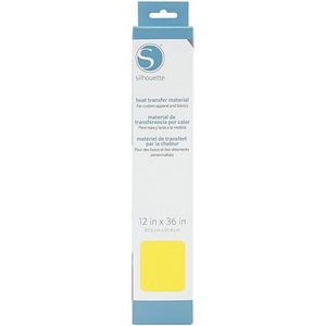 Silhouette Lemon Smooth Heat Transfer Vinyl Material HEAT12SM-LEM 12'' x 36''