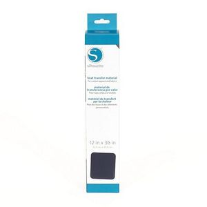 Silhouette Charcoal Smooth Heat Transfer Vinyl Material HEAT12SM-CHAR 12'' x 36''