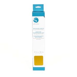 Silhouette Gold Smooth Heat Transfer Vinyl Material HEAT12SMC-GLD 12'' x 36''