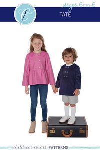 Children's Corner CC291S CC291L Tate Sewing Pattern